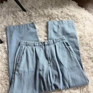 Cloth & Stone Sky Blue comfortable wide leg women women’s Casual Pants